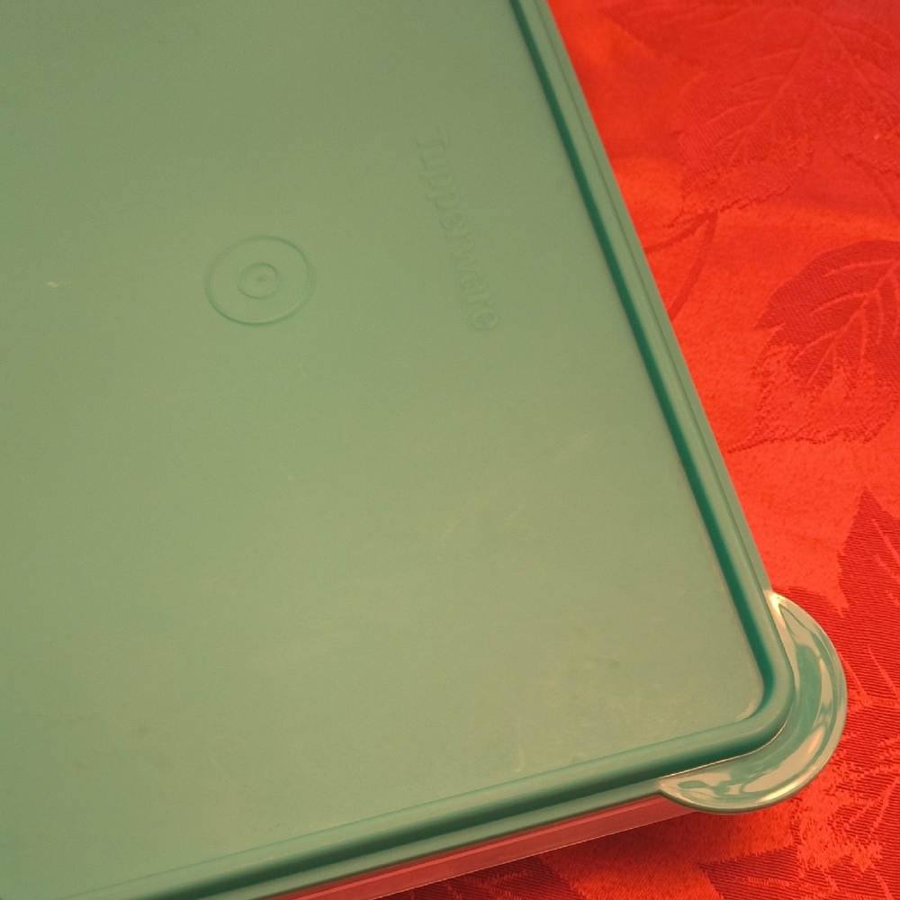 Tupperware Green and White Storage Box - Picture 3 of 9